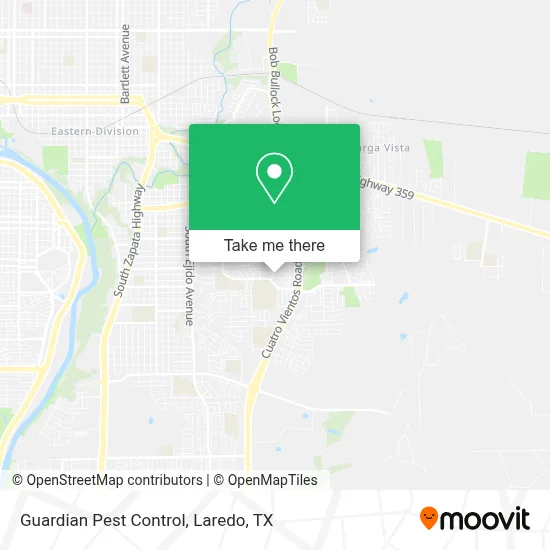 Guardian Pest Control map