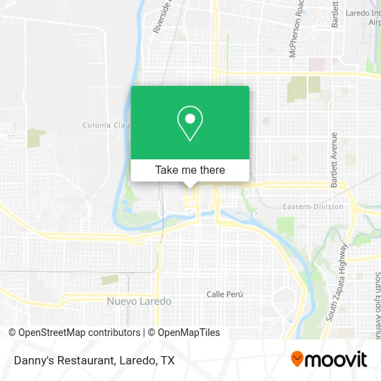 Danny's Restaurant map
