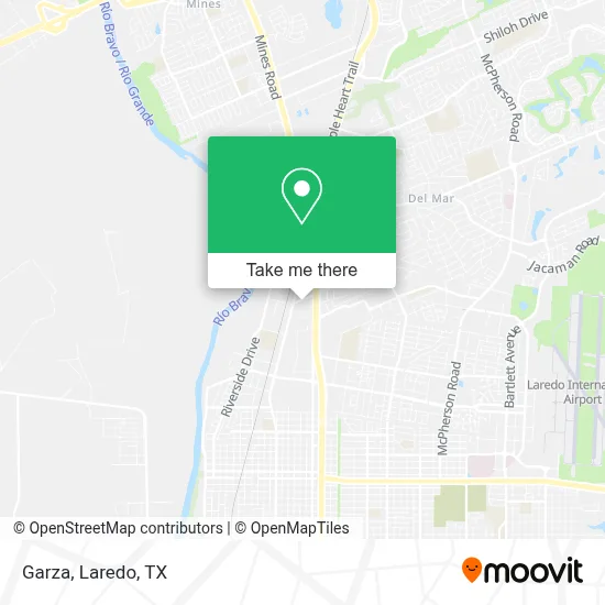 Garza map