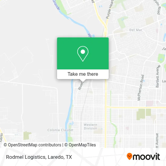 Rodmel Logistics map