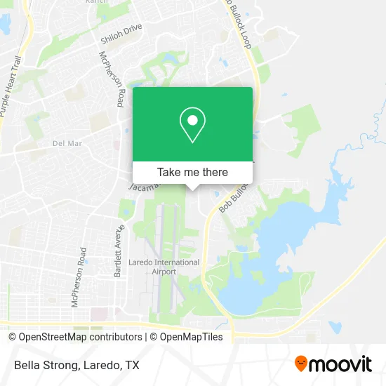 Bella Strong map