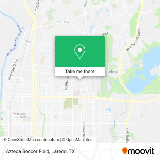 Azteca Soccer Field map