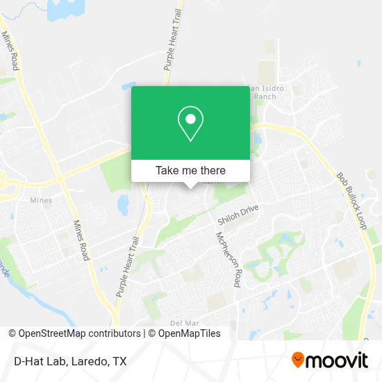 D-Hat Lab map