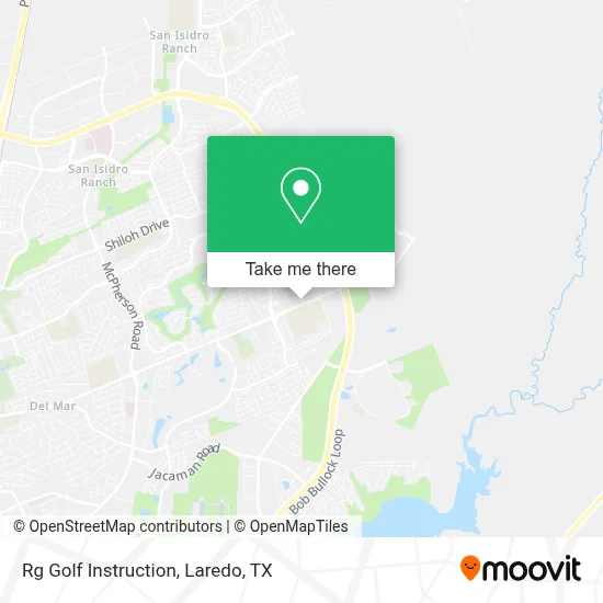 Rg Golf Instruction map