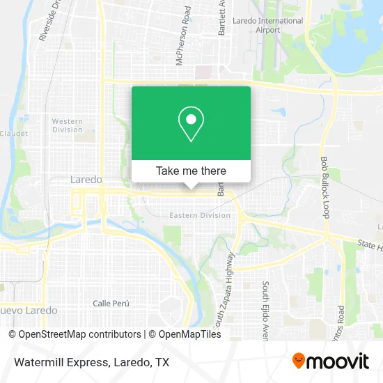 Watermill Express map