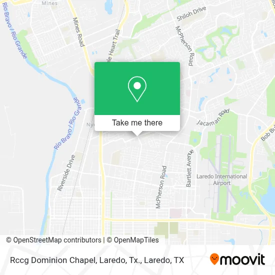 Rccg Dominion Chapel, Laredo, Tx. map