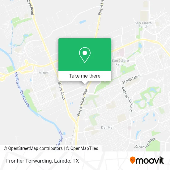 Frontier Forwarding map