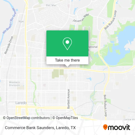 Commerce Bank Saunders map
