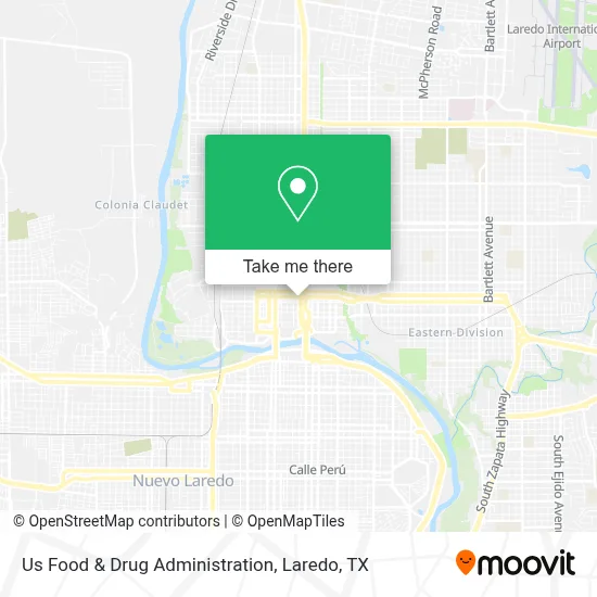 Us Food & Drug Administration map