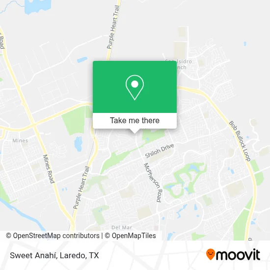 Sweet Anahí map