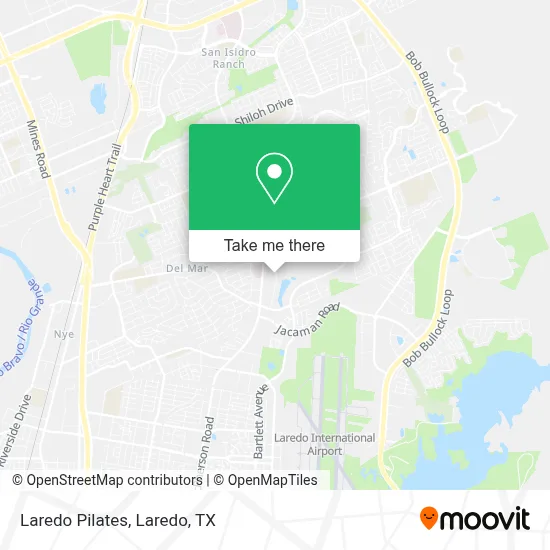 Laredo Pilates map