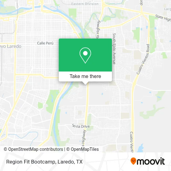 Region Fit Bootcamp map