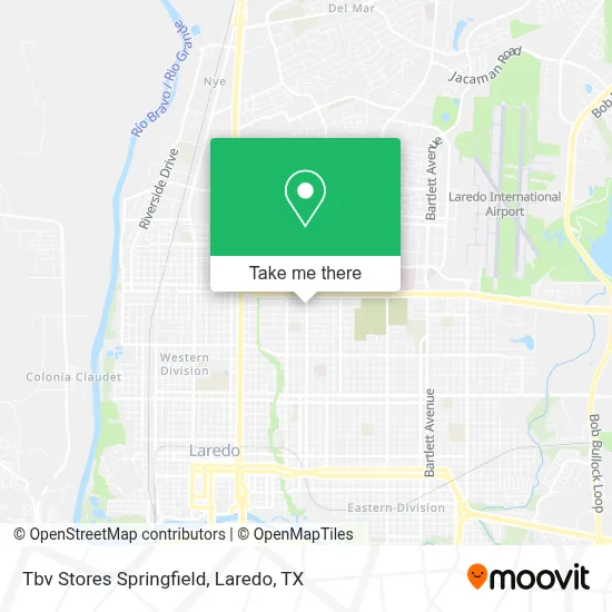 Tbv Stores Springfield map