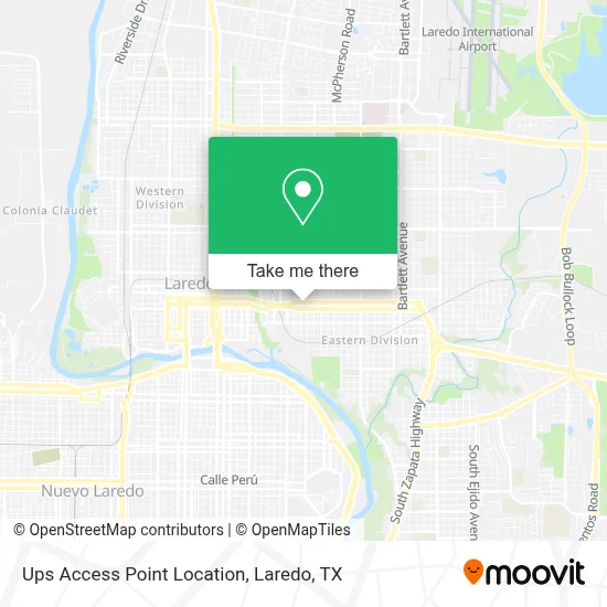 Ups Access Point Location map