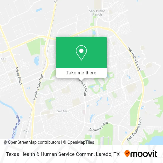 Texas Health & Human Service Commn map