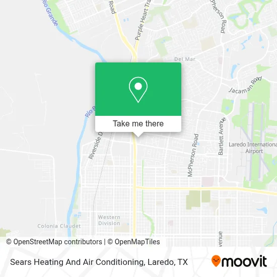 Sears Heating And Air Conditioning map