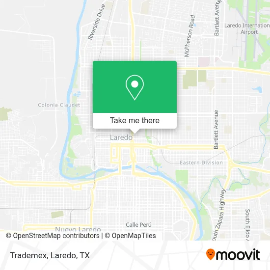 Trademex map