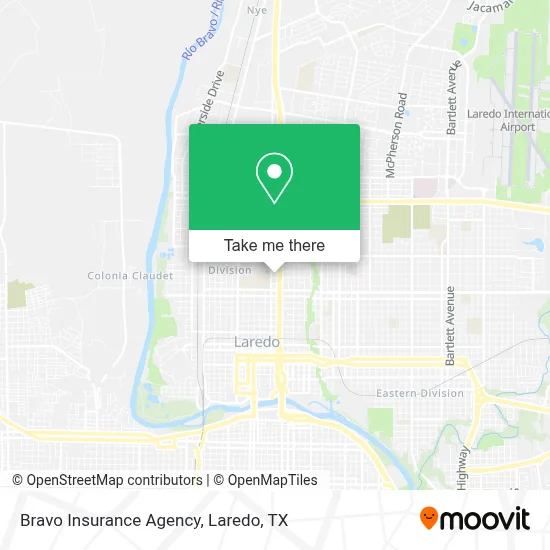 Bravo Insurance Agency map