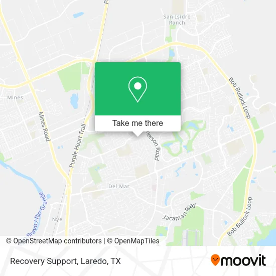 Recovery Support map