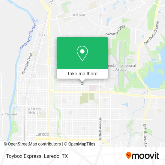 Toybox Express map