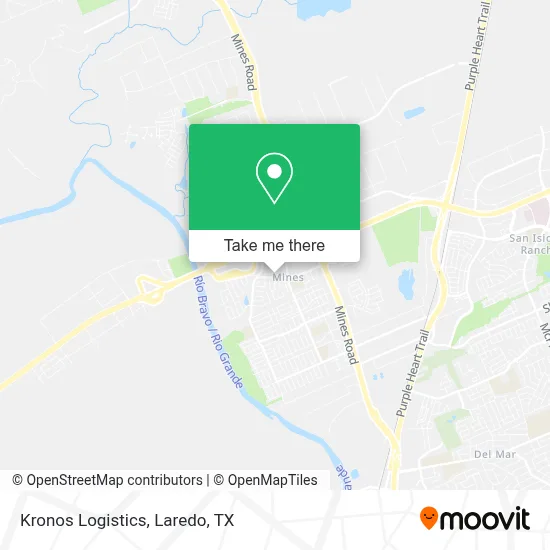 Kronos Logistics map