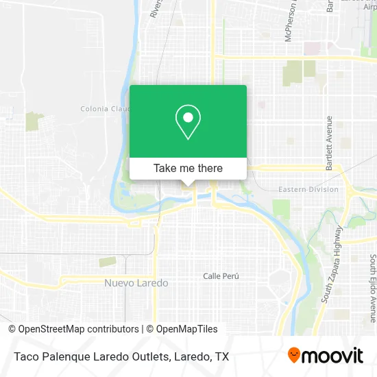 Taco Palenque Laredo Outlets map