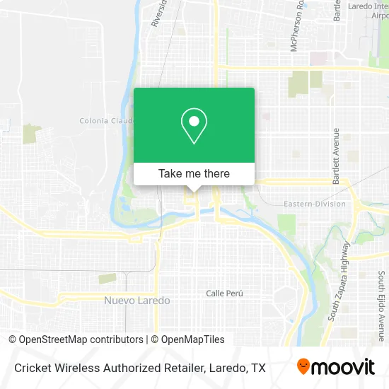 Cricket Wireless Authorized Retailer map