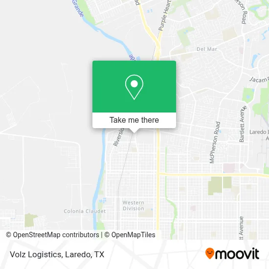 Volz Logistics map