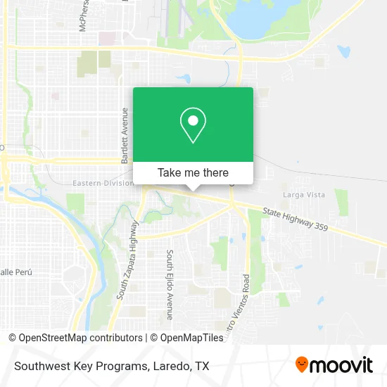 Southwest Key Programs map