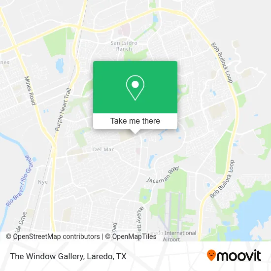 The Window Gallery map