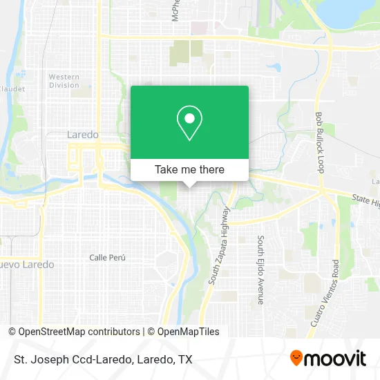 St. Joseph Ccd-Laredo map