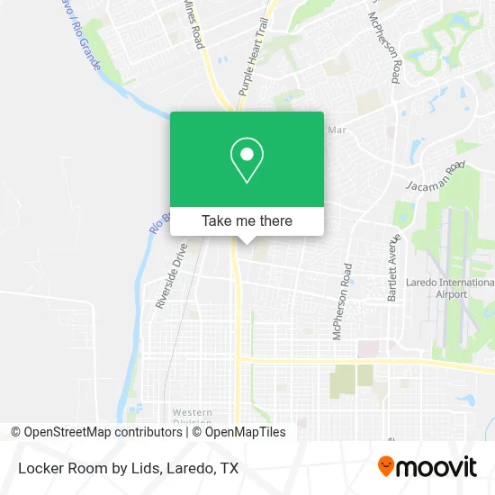 Locker Room by Lids map