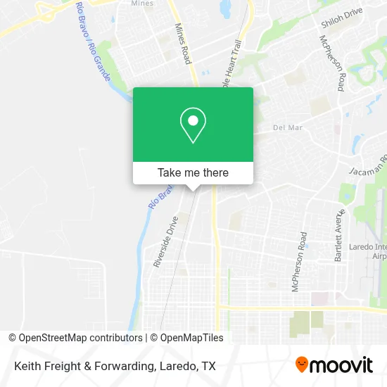 Keith Freight & Forwarding map