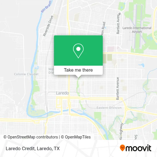 Laredo Credit map