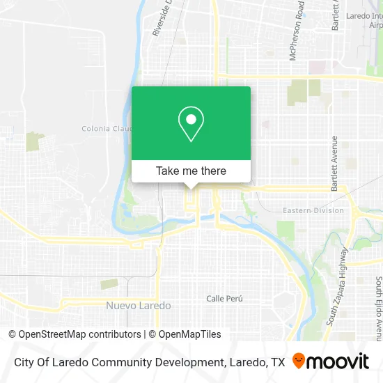 City Of Laredo Community Development map
