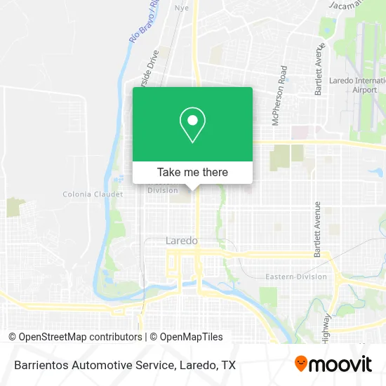 Barrientos Automotive Service map