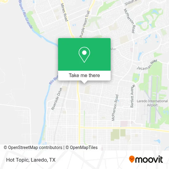 Hot Topic map