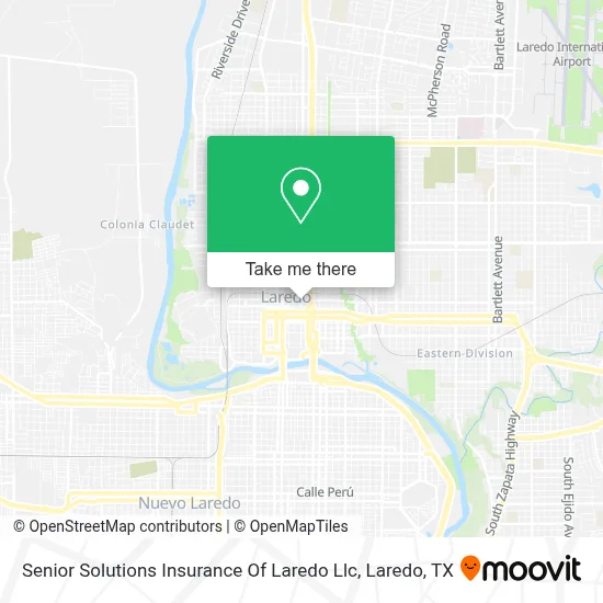 Senior Solutions Insurance Of Laredo Llc map