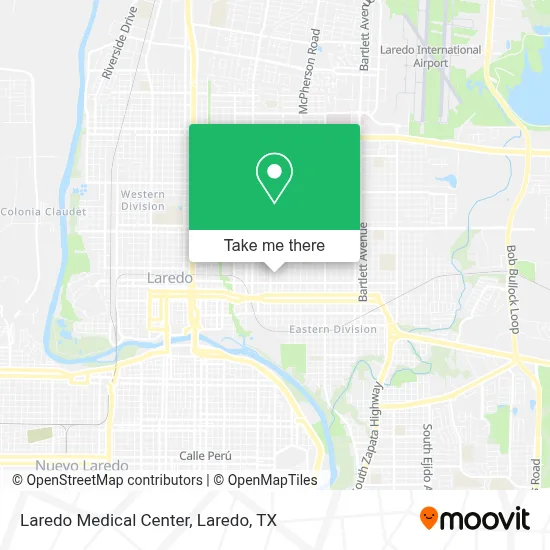 Laredo Medical Center map