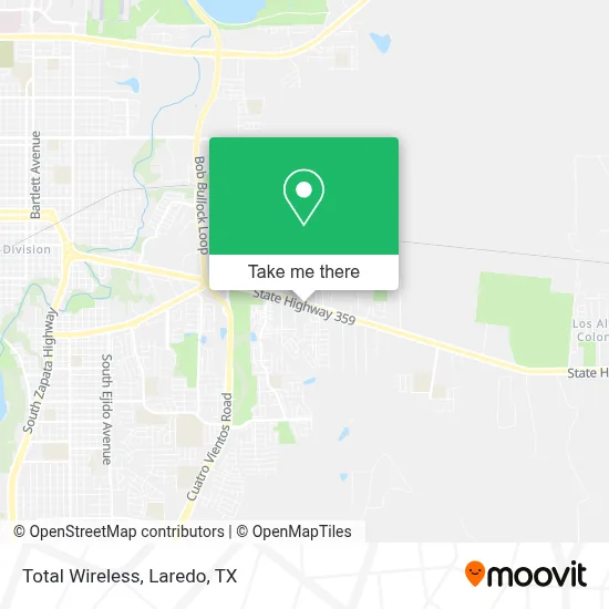Total Wireless map
