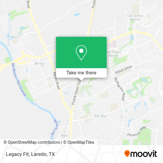 Legacy Fit map