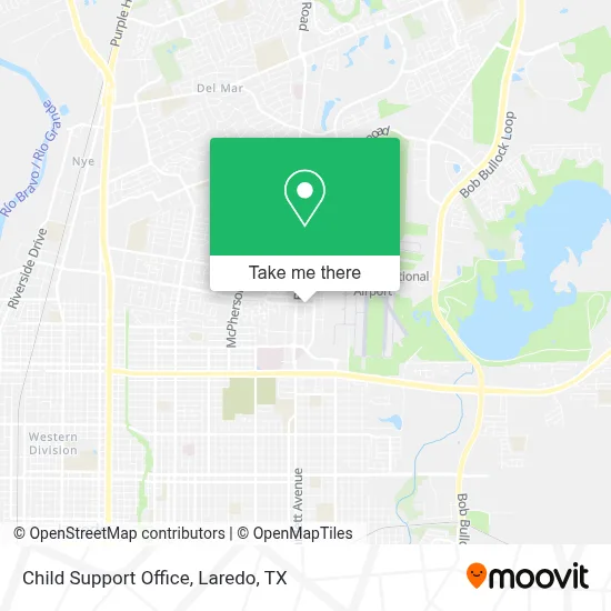 Child Support Office map