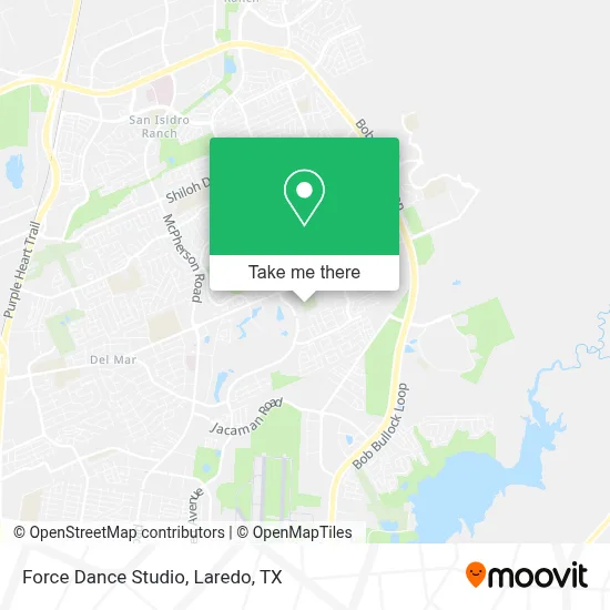 Force Dance Studio map