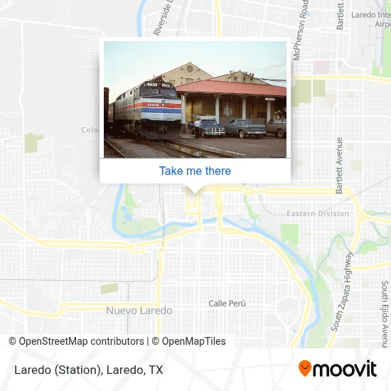 Laredo (Station) map