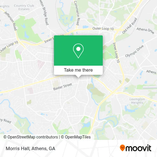 Morris Hall map