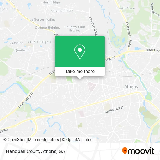 Handball Court map