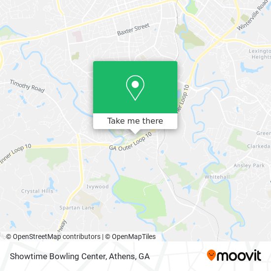 Showtime Bowling Center map