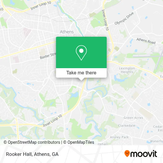 Rooker Hall map