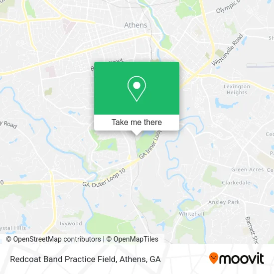 Mapa de Redcoat Band Practice Field