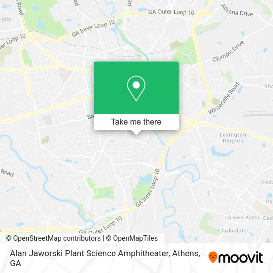 Alan Jaworski Plant Science Amphitheater map